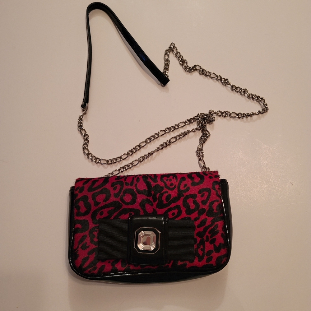 White House Black Market Cheetah Print Purse